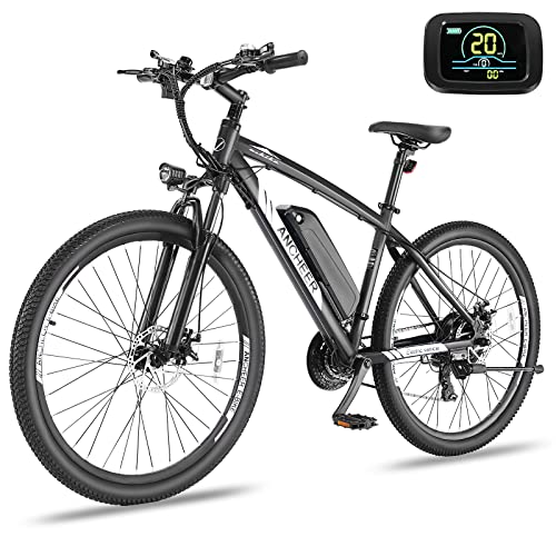 ANCHEER 500W E-Bike 27.5'' Commuter/Mountain, 48V 10.4Ah, 21G Speed