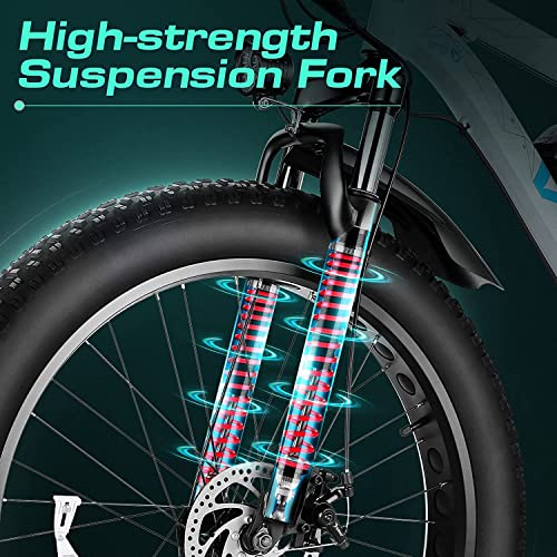 Vivi F26F Electric Bike 500W 26" x 4.0 Fat Tire