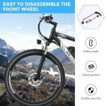 ANCHEER 500W E-Bike 27.5'' Commuter/Mountain, 48V 10.4Ah, 21G Speed