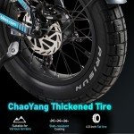 Folding 20'' AWD e-Bike with Dual Motor, LG 16Ah Lithium Battery