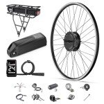 BAFANG 48V 500W Front Hub Motor Electric Bike Conversion Kit for 20“/26"/700C Wheel Drive Engine with LCD Display &Optional Ebike Battery