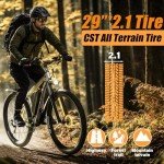 E·Bycco 29” Electric Bike for Adults, 48V 17.5AH Battery, 750W Peak 1000W Electric Mountain Bike, Up to 70 Miles 34MPH Ebike with 21-Speed, Electric Bicycle E-Bike for Commuter, UL 2849 Certified