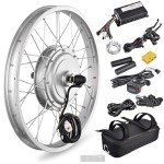 AW Electric Bicycle Front Wheel 20" E-Bike Conversion Kit 36V 750W Ebike Wheel Kit Thumb Throttle Hub Bicycle Conversion Motor Kit