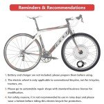 AW Electric Bicycle Front Wheel 20" E-Bike Conversion Kit 36V 750W Ebike Wheel Kit Thumb Throttle Hub Bicycle Conversion Motor Kit