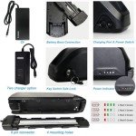 BAFANG Electric Bike Battery 48V 52V 13Ah 17.5Ah 20Ah Ebike Lithium Ion Battery with Charger and Key 500W 750W 1000W 1500W Motor AW and Other Motors