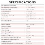 AW Electric Bike Conversion Kit 48V 1000W 26" Rear Wheel Powerful Motor E-Bike Conversion Kit Dual Mode Controller W/LCD Display Twist Throttle PAS Ebike Wheel Kit