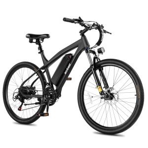 ACTBEST Race Electric Bike for Adults 21-Speed 27.5" Ebike, Up to 28MPH, Peak 1000W Brushless Motor, Removable Battery, Commuting Mountain Electric Bicycle with Fork Suspension,B