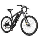 ACTBEST Race Electric Bike for Adults 21-Speed 27.5" Ebike, Up to 28MPH, Peak 1000W Brushless Motor, Removable Battery, Commuting Mountain Electric Bicycle with Fork Suspension,B