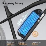 ACTBEST Race Electric Bike for Adults 21-Speed 27.5" Ebike, Up to 28MPH, Peak 1000W Brushless Motor, Removable Battery, Commuting Mountain Electric Bicycle with Fork Suspension,B