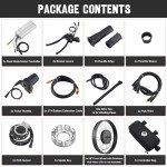 AW 26"x4" Fat Tire 48V Ebike Electric Front Wheel Bicycle Kit Electric Bike Conversion Kit 1000W Hub Motor Kit Dual Mode Controller