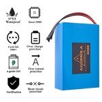 agomola Electric Bicycle 48V 36V Lithium Battery 20Ah 12Ah 14Ah 15Ah Ebike Battery for Electric Bike Scooter Battery 100W to 1200W