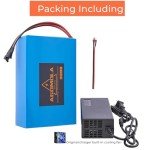 agomola Electric Bicycle 48V 36V Lithium Battery 20Ah 12Ah 14Ah 15Ah Ebike Battery for Electric Bike Scooter Battery 100W to 1200W