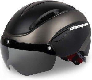 Shinmax Bike Helmet for Men Women, Bicycle Helmet with Detachable Magnetic Goggles for Adult Road Biking Mountain Cycling Helmet (BC-001)
