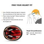 Shinmax Bike Helmet for Men Women, Bicycle Helmet with Detachable Magnetic Goggles for Adult Road Biking Mountain Cycling Helmet (BC-001)