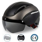 Shinmax Bike Helmet for Men Women, Bicycle Helmet with Detachable Magnetic Goggles for Adult Road Biking Mountain Cycling Helmet (BC-001)