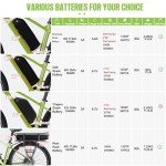 Bafang 1000W Mid Drive Kit with Battery(Optional) :Bafang HD BBS03 Ebike Conversion Kit with Display,48V/52V 8Fun Electric Bike Conversion Kit for Moutain Road Bike