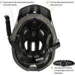 Exclusky Bike Helmet Adults Lightweight Bicycle Helmet Mountain Bike Helmet for Men Women