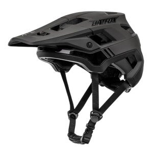 BATFOX Bike Helmet,Mountain Bike Helmet Helmets for Men Women Adults Youth (Black, L(57-60CM))