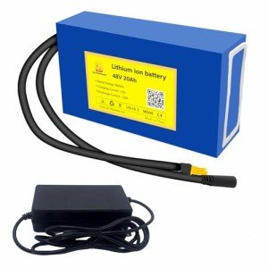 48V 20Ah Ebike Battery 48 Volt Lithium Battery for E Bike Electric Bicycle with 30A BMS 54.6V 3A Charger