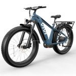 Vivi ACE01 Electric Bike for Adults, 26" x 4.0 Fat Tire Ebike, 1475W Peak Motor Torque Sensor Electric Mountain Bike, 25MPH Electric Bicycle with 48V 15AH Battery, Hydraulic Brake, UL 2849 Certified