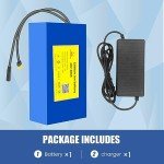 48V 20Ah Ebike Battery 48 Volt Lithium Battery for E Bike Electric Bicycle with 30A BMS 54.6V 3A Charger