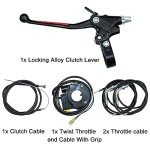 IMAYCC Bike Motor Kit 80cc Motorized Bike Kit 2 Stroke Bicycle Engine Kit with Wired Digital Computer Fit for 26-28" Bikes (Black)