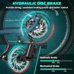 Vivi ACE01 Electric Bike for Adults, 26" x 4.0 Fat Tire Ebike, 1475W Peak Motor Torque Sensor Electric Mountain Bike, 25MPH Electric Bicycle with 48V 15AH Battery, Hydraulic Brake, UL 2849 Certified