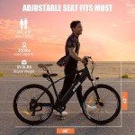 ACTBEST Core Electric Bike for Adults -468Wh Removable Built in Battery, Peak 750W Brushless Motor Mountain Ebike, 26X2.1 Tire Step Over Bicycle with 7 Speed, Max 50 Miles,22MPH