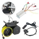 BAIZIFU DIY Electric Bike Conversion kit 250W Brushless Motor and Controller,Electric Bike Booster kit Waterproof Ebike Conversion Kit Friction Drive Bicycle Kit 36V-48V for (16-26 inch Bicycle)