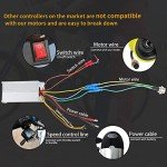 BAIZIFU DIY Electric Bike Conversion kit 250W Brushless Motor and Controller,Electric Bike Booster kit Waterproof Ebike Conversion Kit Friction Drive Bicycle Kit 36V-48V for (16-26 inch Bicycle)