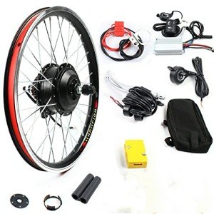 20" Electric Bicycle Rear Wheel E-Bike Conversion Kit 48V 1000W Bike Bicycle Cycling Power Hub Motor SW-810 LED Display Intelligent Controller Set (20'' 48V 1000W Rear Wheel Kit)