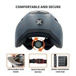 XNITO Bike Helmet with LED Lights - Urban Bicycle Helmet for Adults, Men & Women - CPSC & NTA-8776 Dual Certified - Class 3 E-Bikes, Scooters, Onewheel, Commuter, Mountain