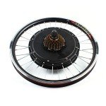 20" Electric Bicycle Rear Wheel E-Bike Conversion Kit 48V 1000W Bike Bicycle Cycling Power Hub Motor SW-810 LED Display Intelligent Controller Set (20'' 48V 1000W Rear Wheel Kit)