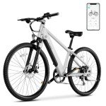 TST Electric Bike for Adults with Peak 500W 23MPH Brushless Motor，36V Removable Internal Battery,50Miles City Electric Bike,35-Speed Electric Mountain Bike,26" Tire Step Over E Bike.