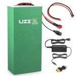 Uzi 36V14Ah E-Bike Li-Ion Battery Pack for 0-750W Adult Electric Bicycle Motor for Bike/Trike/Scooter Conversion Kit