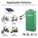 Uzi 36V14Ah E-Bike Li-Ion Battery Pack for 0-750W Adult Electric Bicycle Motor for Bike/Trike/Scooter Conversion Kit