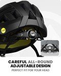 OutdoorMaster MIPS Adult Recreational Cycling Helmet - Carbon Black,M