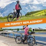 LGECOLFP 48V Ebike Battery 15Ah Battery Pack with USB Port 3A Fast Charger 30A BMS for 48V Controller 250W 350W 500W 750W 1000W Motor