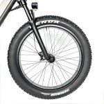 Fat Bike Front Wheel 26''x4.0 with Tyre Hub Spokes Black Alloy Aluminum Snow Bicycle fatbike Rim Wheel 26 Bolt On