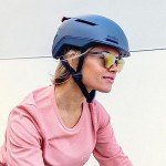 SMITH Dispatch Cycling Helmet – Adult Road Bike + E-Bike Helmet with MIPS Technology + Koroyd Coverage – Lightweight Impact Protection for Men & Women – Integrated Rear Light – Matte Amethyst, Small