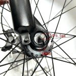 Fat Bike Front Wheel 26''x4.0 with Tyre Hub Spokes Black Alloy Aluminum Snow Bicycle fatbike Rim Wheel 26 Bolt On