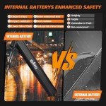 Qlife Cityone Electric Bike for Adults 26" Ebike with 2.1" Tire,Built-in Removable Battery, Peak 750W Motor Ebikes with 7 Speed Commuter Mountain Electric Bicycle, Black