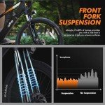 Qlife Cityone Electric Bike for Adults 26" Ebike with 2.1" Tire,Built-in Removable Battery, Peak 750W Motor Ebikes with 7 Speed Commuter Mountain Electric Bicycle, Black