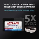 UPLUS 12 Volt 12AH Rechargeable SLA AGM Battery, LP12-12 Deep Cycle Batteries for EXP12120,EP12-12,NP12-12,WP12-12,LC-RA1212P,PX12120,PS-12120,RT12120,CP12120,ML12-12