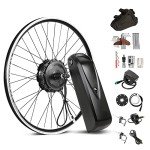 YS YOSE POWER Waterproof Ebike Conversion Kit with Battery Electric Bike 26in Rear Wheel Hub Motor Kit 48V 500W Electric Bike Kit Brushless Cassette Engine