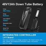 YS YOSE POWER Waterproof Ebike Conversion Kit with Battery Electric Bike 26in Rear Wheel Hub Motor Kit 48V 500W Electric Bike Kit Brushless Cassette Engine