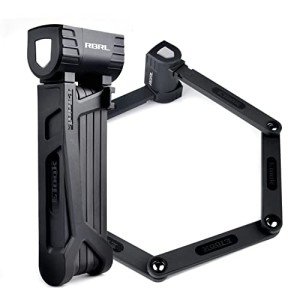 RBRL Bicycle Lock, 2.95 Ft Folding Locks, Heavy Duty Anti-Theft Chain Lock With Keys and Case for Bikes, E-Bikes or Scooters