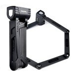 RBRL Bicycle Lock, 2.95 Ft Folding Locks, Heavy Duty Anti-Theft Chain Lock With Keys and Case for Bikes, E-Bikes or Scooters