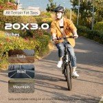 HITWAY Electric Bike for Adults, 20" Fat Tire E Bike 750W 20MPH Removable Folding Electric Bike, 48V/14Ah Battery 55-120KM,All Terrain tire Electric Bicycles