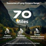 HITWAY Electric Bike for Adults, 20" Fat Tire E Bike 750W 20MPH Removable Folding Electric Bike, 48V/14Ah Battery 55-120KM,All Terrain tire Electric Bicycles